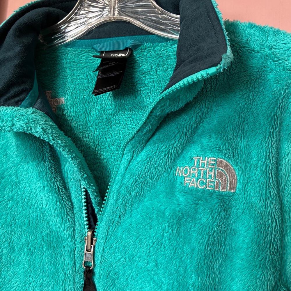 The North Face Osito 2 Jacket Womens Small Teal Turquoise Fleece